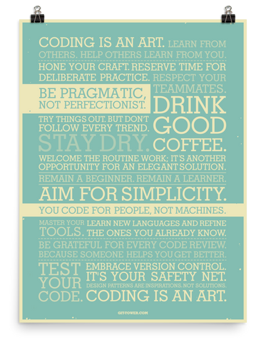 The Developer Manifesto