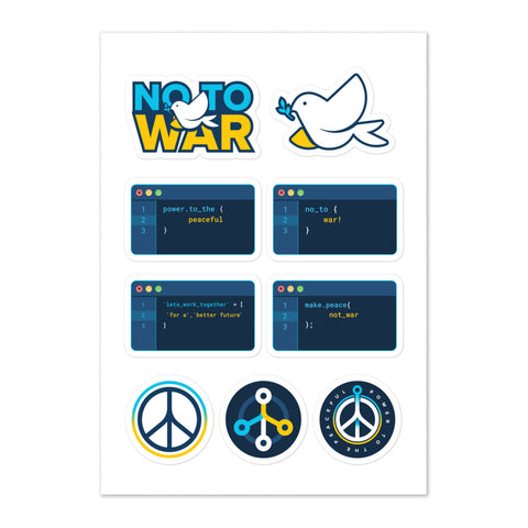 Sticker sheet Peace