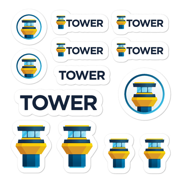 Stickerset Tower - Tower Stuff Store